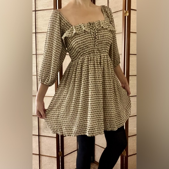 Millibon Dresses & Skirts - Millibon boho cottagecore kawaii pouf sleeve peasant picnic dress nwt